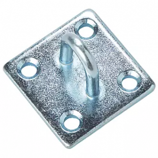 Galvanised Staple on Plate